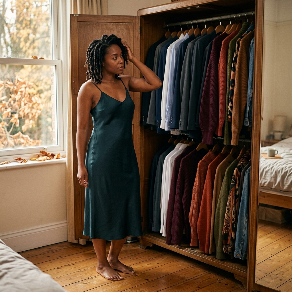 She Changed Her Whole Life. Her Wardrobe Was Still Catching Up.